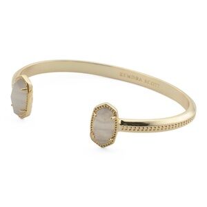 Kendra Scott Goldtone Elton Slate Cats Eye Bracelet